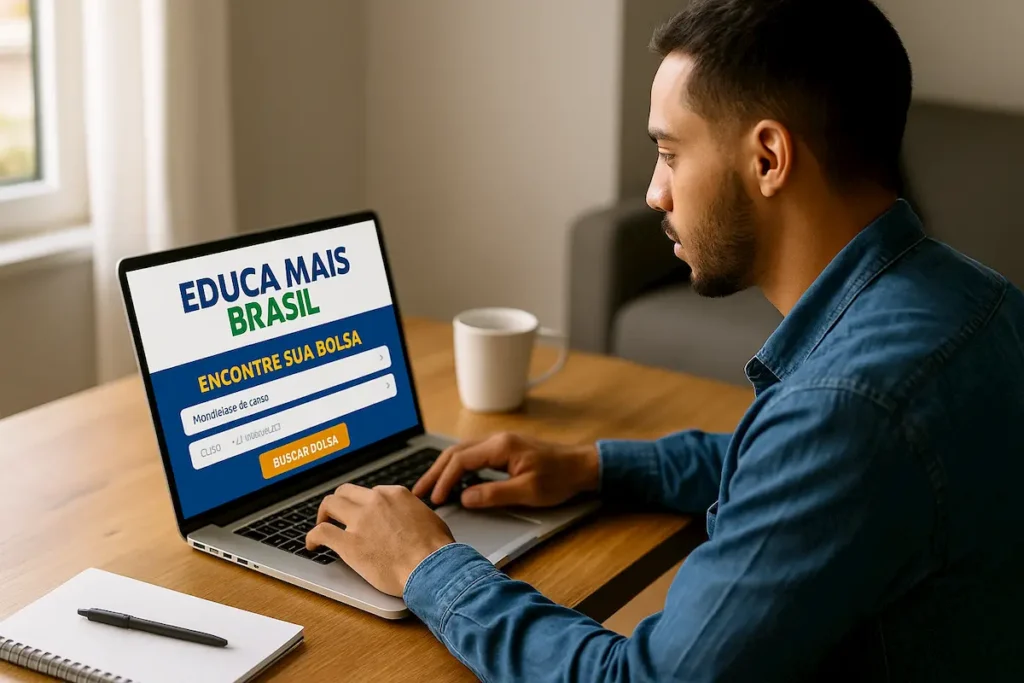 como funciona o educa mais brasil