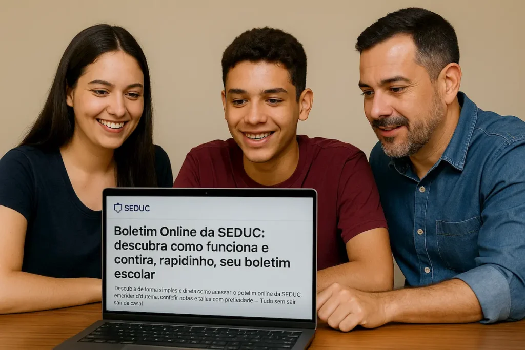 Boletim Online da Seduc
