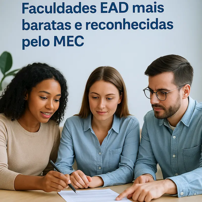 Faculdades EAD mais baratas e reconhecidas pelo Ministério da Educação (MEC) Faculdades EAD mais baratas e reconhecidas pelo Ministério da Educação (MEC)