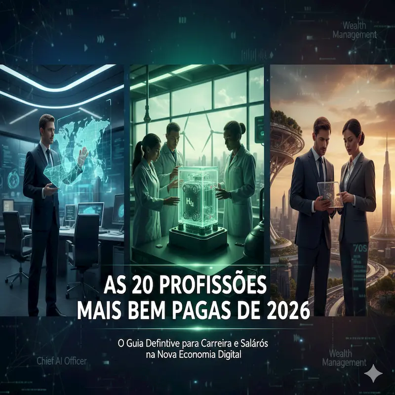20 profissoes mais bem pagas 2026