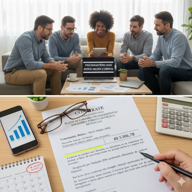 Piso Salarial do Magistério 2026: Novo Valor, Regras e o que Muda na sua Carreira Piso Salarial do Magistério 2026: Novo Valor, Regras e o que Muda na sua Carreira